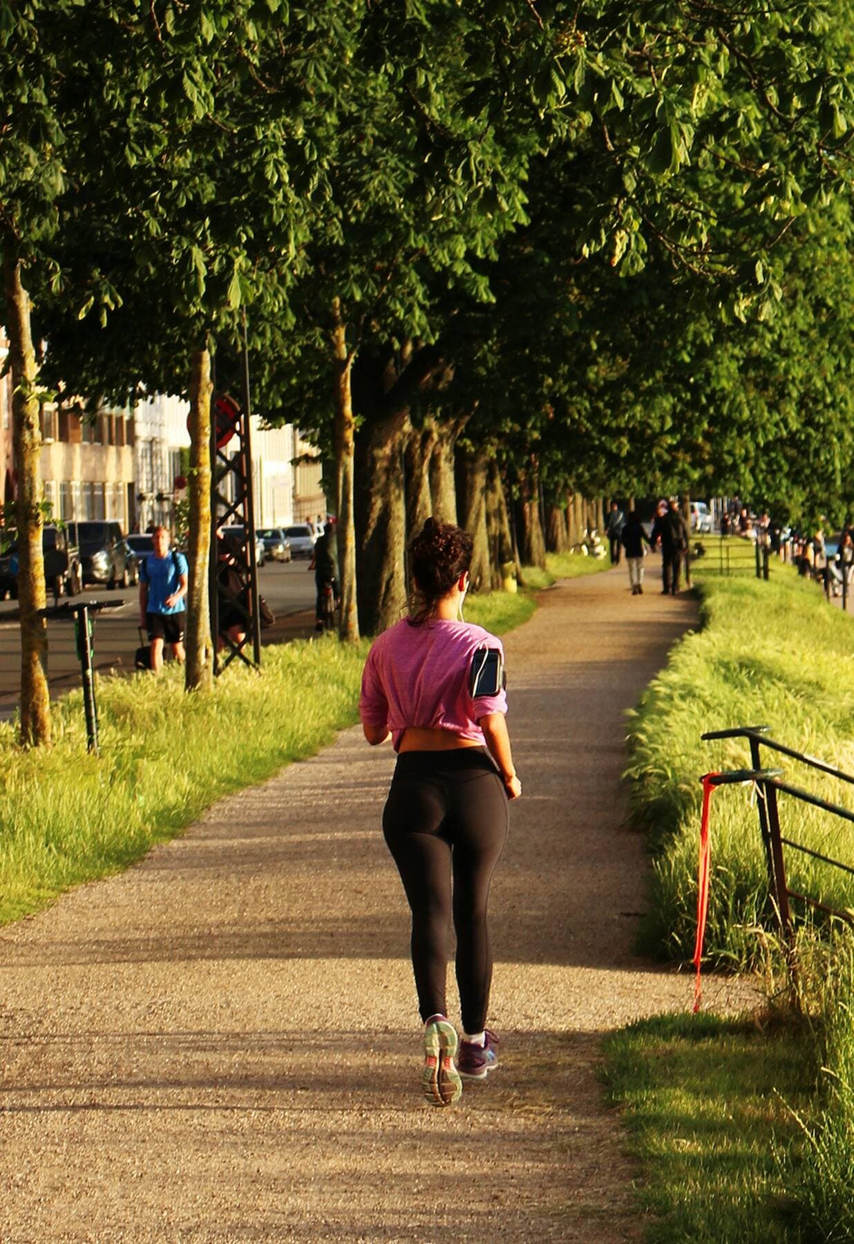Woman running